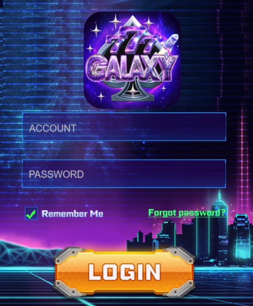galaxy 777 com login and sign up